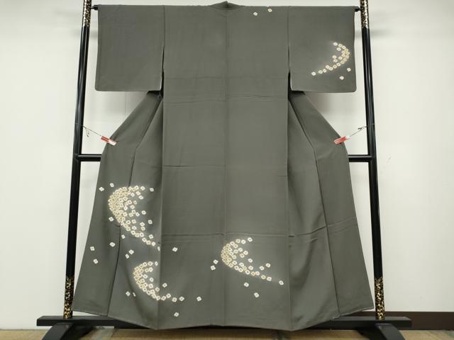 平和屋着物●訪問着　舞花文　金彩　正絹　逸品　CABA8221ut