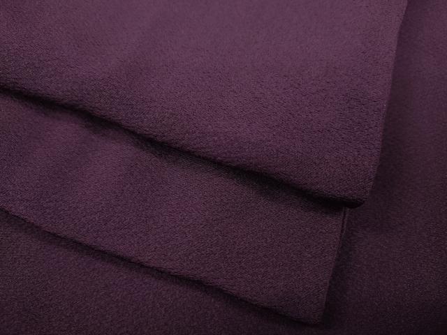 平和屋着物●上質な色無地　蒲萄色　正絹　逸品　CABA8264ut