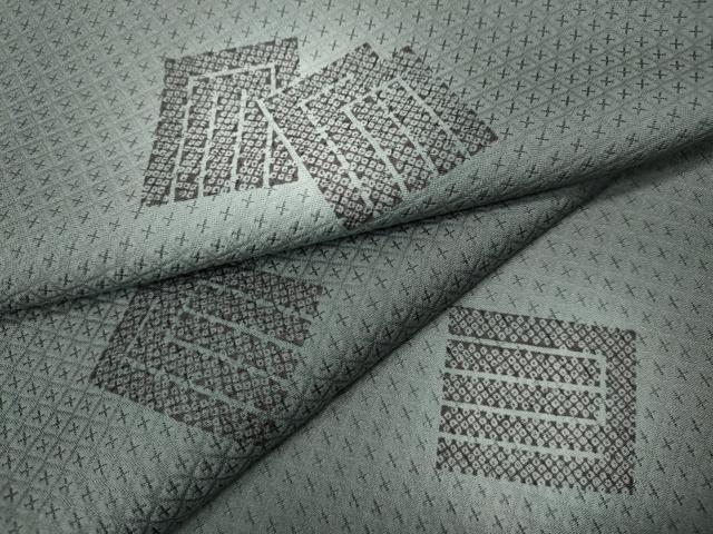 平和屋着物●上質な小紋　源氏香　蛍暈し　正絹　逸品　CABA8299ut