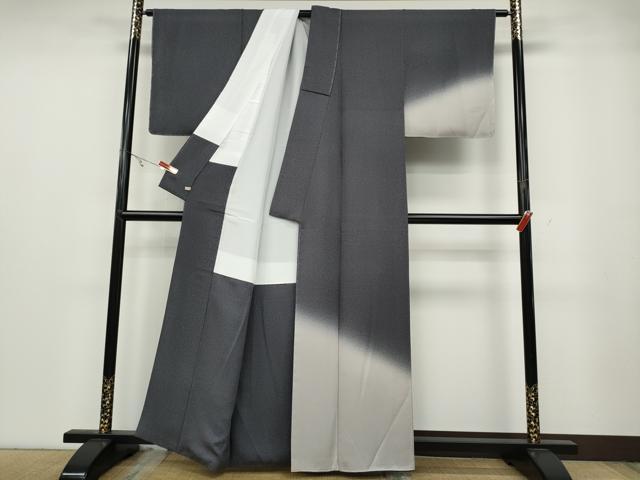 平和屋着物○訪問着 霞文 暈し染め さが美扱い 正絹 逸品 未