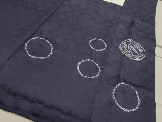 平和屋着物○訪問着 絞り 刺繍 草花丸文 暈し染め 金糸 正絹 逸品