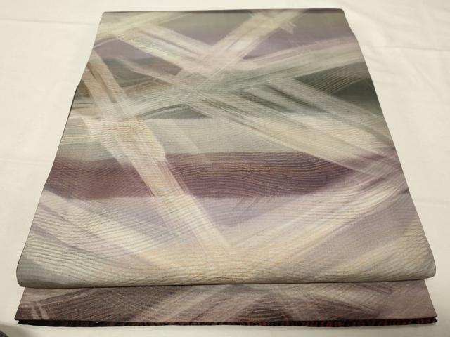 平和屋着物●両面　全通柄　京袋帯　紬地　吉祥文　金彩　正絹　逸品　CABA9162dy