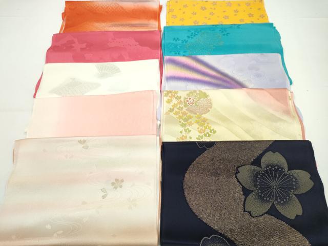 平和屋着物★和装小物　帯揚げ10枚セット　丹後ちりめん　正絹　逸品　CABA9261ju