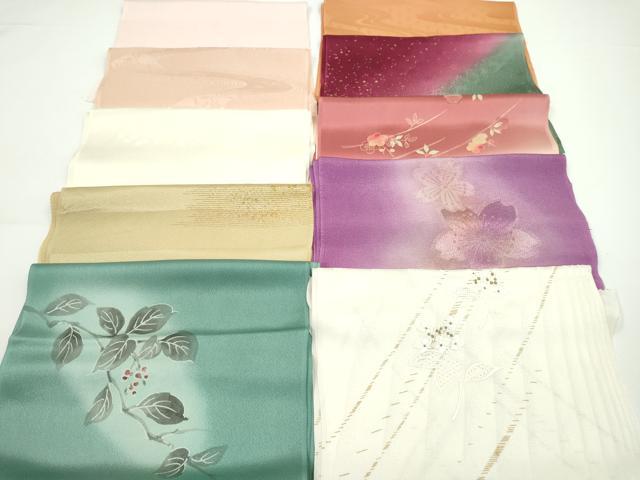 平和屋着物★和装小物　帯揚げ10枚セット　丹後ちりめん　正絹　逸品　CABA9265ju