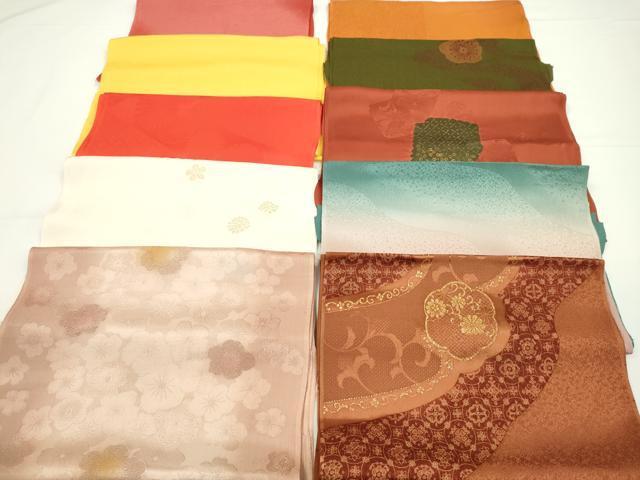 平和屋着物★和装小物　帯揚げ10枚セット　丹後ちりめん　正絹　逸品　CABA9283ju