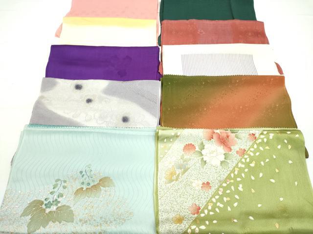 平和屋着物★和装小物　帯揚げ10枚セット　正絹　逸品　CABA9286ju