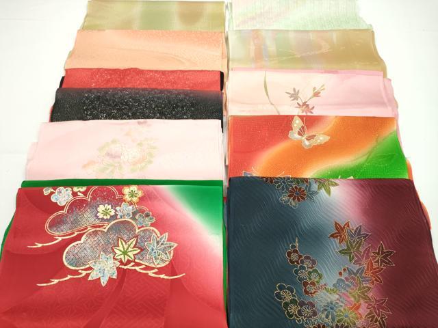 平和屋着物★和装小物　帯揚げ10枚セット　正絹　逸品　CABA9293ju