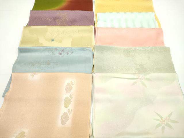 平和屋着物★和装小物　帯揚げ10枚セット　正絹　逸品　CABA9305ju