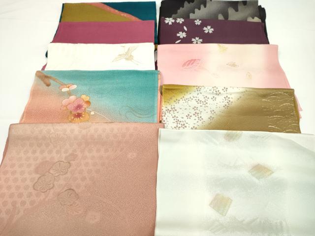 平和屋着物★和装小物　帯揚げ10枚セット　正絹　逸品　CABA9319ju