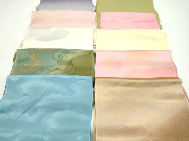 平和屋着物★和装小物　帯揚げ10枚セット　丹後ちりめん　正絹　逸品　CABA9330ju