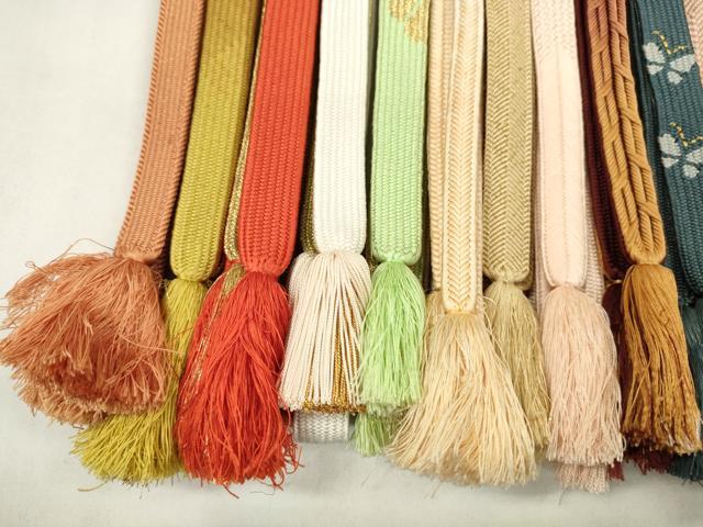 平和屋着物●和装小物　帯締め20本セット　高麗組　冠組　礼装用　大和組　丸源氏組　金糸　未使用あり　逸品　CABA9582ju