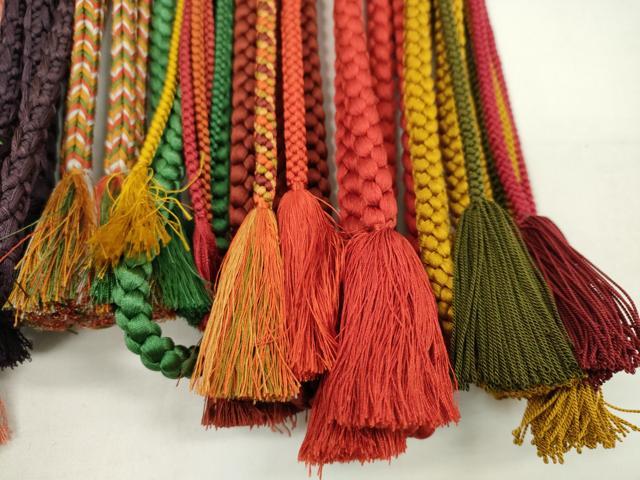 平和屋着物●和装小物　帯締め20本セット　高麗組　冠組　礼装用　大和組　丸源氏組　金糸　未使用あり　逸品　CABA9582ju