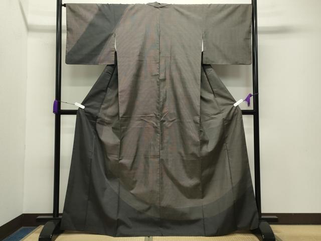 平和屋着物●本場大島紬　訪問着　9マルキ　吉祥文　正絹　逸品　CABA9708gh