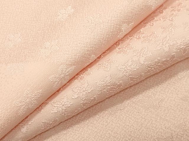 平和屋着物●上質な色無地　切嵌花地紋　人色　大丸扱い　正絹　逸品　CABA9800gh