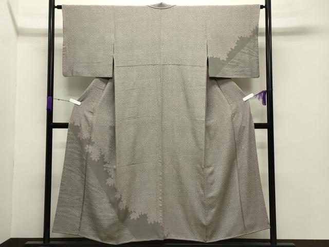 平和屋着物●加賀友禅の型染　板場友禅　坂口幸市　加賀小紋　訪問着　竜田川　正絹　逸品　CABA9918gh