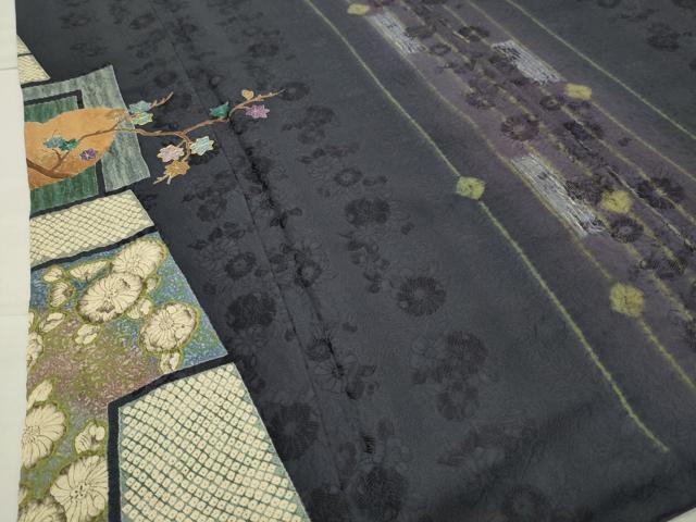 平和屋着物●訪問着　作家物　辻が花　絞り　金彩　正絹　逸品　CABA9941gh_3