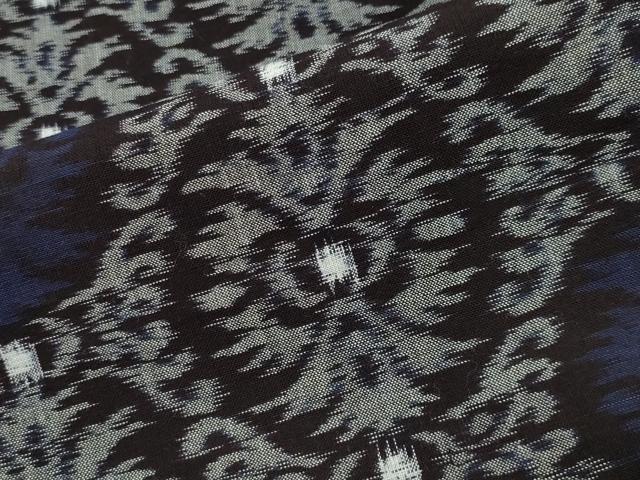 平和屋着物●久留米絣　単衣　吉祥丸文　綿　逸品　CABB0325gh_5