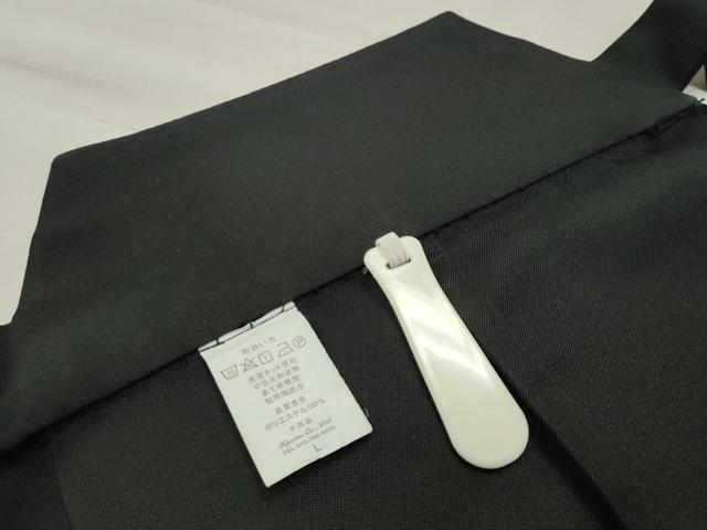 平和屋着物○男性 馬乗り袴 黒色 洗える着物 CABB0350gh-中古ノート