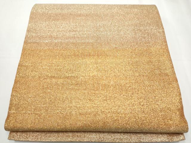 平和屋着物●桝屋高尾　ねん金綴錦　全通柄袋帯　霞文　金糸　正絹　逸品　CABB0542hy