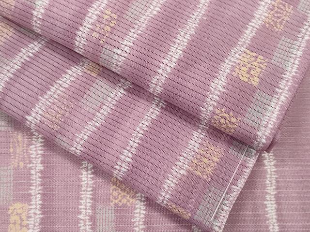 平和屋着物＊夏物　小紋　絽　吉祥間道　暈し染め　洗える着物　CABB2126ze