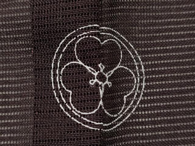 平和屋着物＊夏物　色無地　絽　似せ紫色　洗える着物　CABB2171ze_5