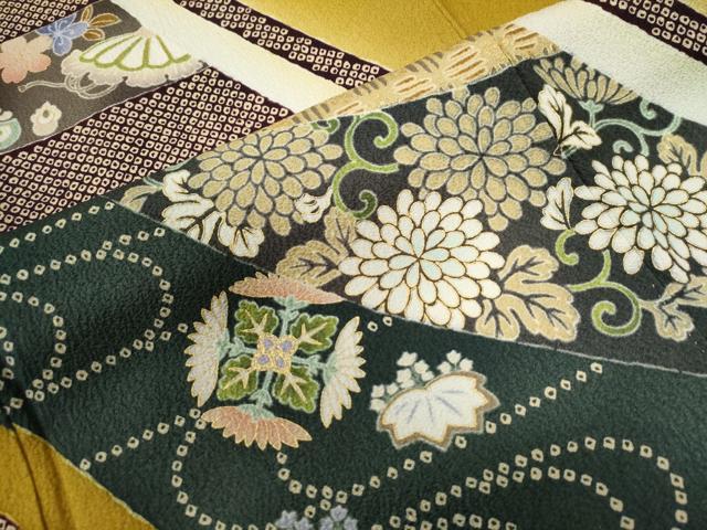 平和屋着物●豪華振袖・長襦袢セット　作家物　駒刺繍　雪輪花唐草文　暈し染め　金彩　正絹　逸品　CABB4382yc_6