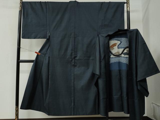 平和屋着物●男性 本場大島紬 アンサンブル 100亀甲 総詰め 正絹 逸品 CABB4389yc