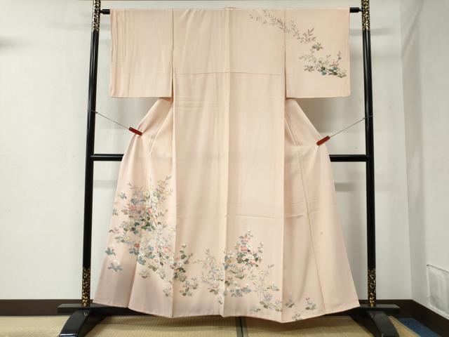 平和屋着物●訪問着　友禅　作家物　草花文　暈し染め　正絹　逸品　CABB4540yc 18,928円