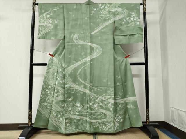 千總　訪問着　絞り 千總 訪問着 平和屋着物 創業460年・千總 訪問着 絞り 刺繍