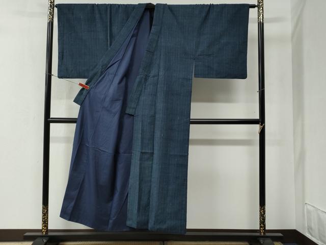 平和屋着物○男性 紬 アンサンブル 縞 正絹 逸品 CABB4667yc 【公式通販】
