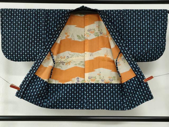 平和屋着物●久留米絣　アンサンブル　吉祥文　綿　逸品　CABB4691yc_7
