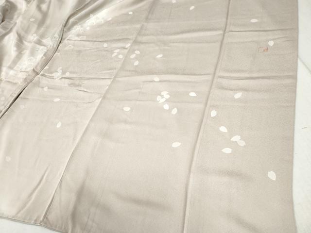 平和屋着物●訪問着　作家物　桜　暈し染め　金彩　正絹　逸品　CABB4738yc_4