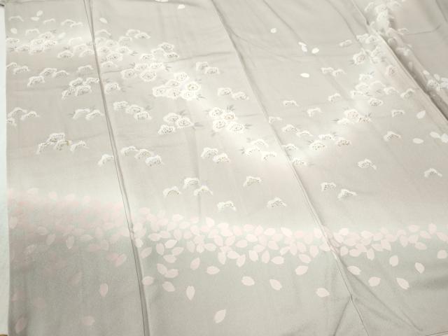 平和屋着物●訪問着　作家物　桜　暈し染め　金彩　正絹　逸品　CABB4738yc_3