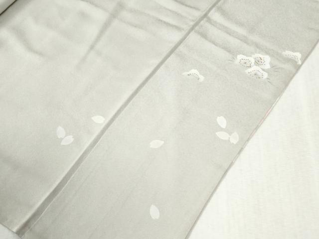平和屋着物●訪問着　作家物　桜　暈し染め　金彩　正絹　逸品　CABB4738yc_8