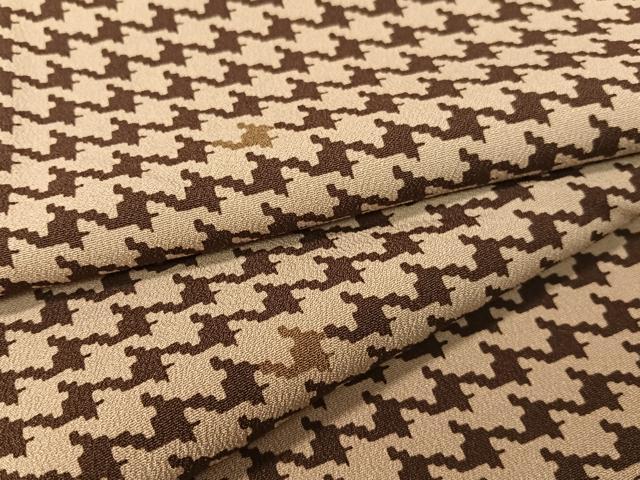 平和屋着物●小紋　千鳥格子柄　ロング丈　KIMONObyNADESHIKO　洗える着物　CABB4810vp