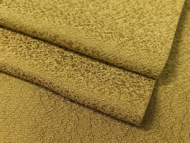 平和屋着物●上質な色無地　紋意匠　利休茶色　正絹　逸品　CABB4844vp