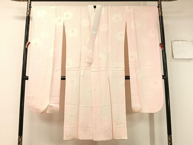 平和屋着物●振袖用長襦袢　袷　絞り　楓地紋　暈し染め　正絹　逸品　CABB4856vp