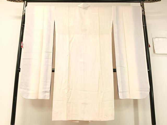 平和屋着物○振袖用長襦袢 無双仕立て 御所車熨斗花地紋 暈し染め 正絹