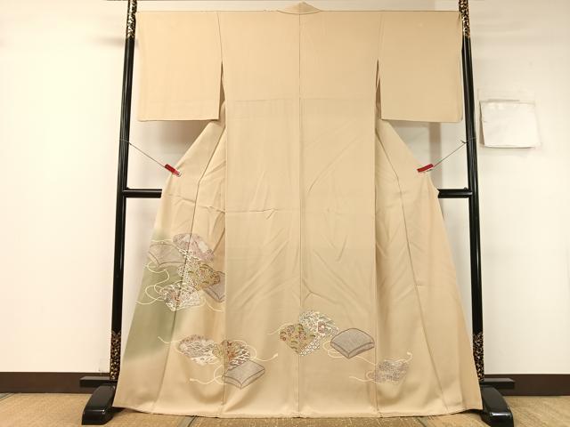 平和屋着物●豪華色留袖　駒刺繍　文箱花文　暈し染め　金彩　正絹　逸品　CABB5041vp 26,582円