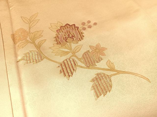 平和屋着物●訪問着　竹屋町刺繍　更紗花蝶文　暈し染め　金彩　正絹　逸品　CABB5058vp_4