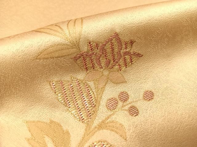 平和屋着物●訪問着　竹屋町刺繍　更紗花蝶文　暈し染め　金彩　正絹　逸品　CABB5058vp_6