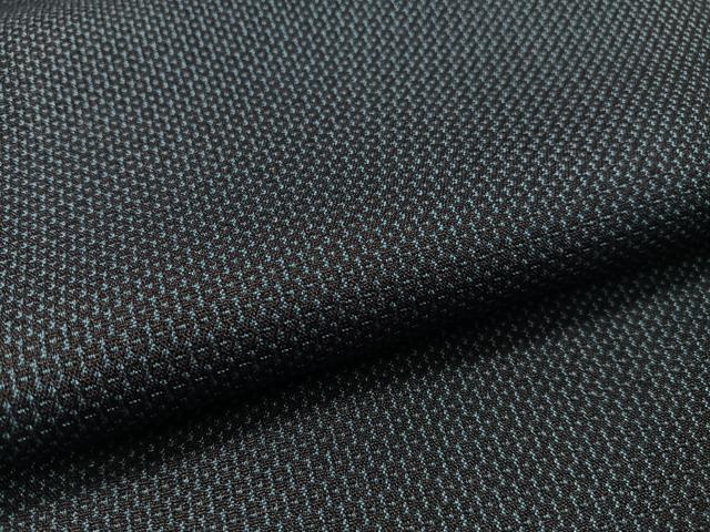 平和屋着物●男性　紬　アンサンブル　100亀甲　総詰め　正絹　逸品　CABB5072vp_3