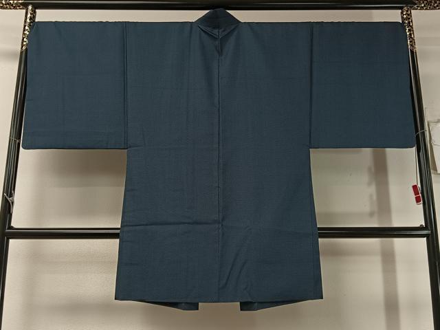 平和屋着物●男性　紬　アンサンブル　100亀甲　総詰め　正絹　逸品　CABB5072vp_6
