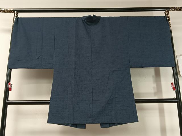 平和屋着物○男性 紬 アンサンブル 網代織 正絹 逸品 CABB5074vp