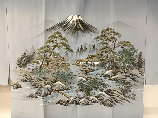 平和屋着物●男性　本場大島紬　アンサンブル　長襦袢セット　80亀甲　総詰め　キングサイズ　正絹　逸品　未使用　CABB5075vp_6