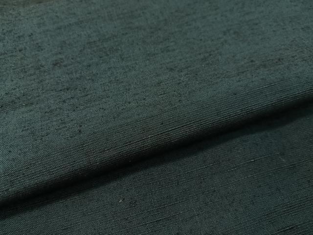 平和屋着物●男性　紬・ひげ紬羽織セット　褐返色　正絹　逸品　CABB5082vp_3