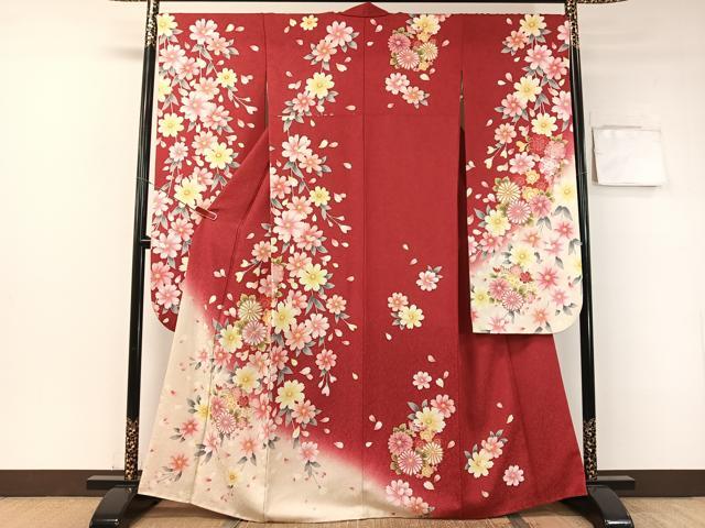 平和屋着物＊夏物　九寸名古屋帯　舞葉文　銀糸　DAAX8608cm 平和屋着物＊夏物 九寸名古屋帯 舞葉文 銀糸 DAAX8608cm 【公式通販】