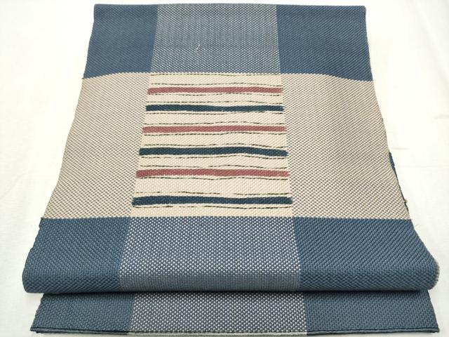 平和屋着物●八寸名古屋帯　一重帯　市丸霞文　正絹　逸品　CABB5909hy 29,575円