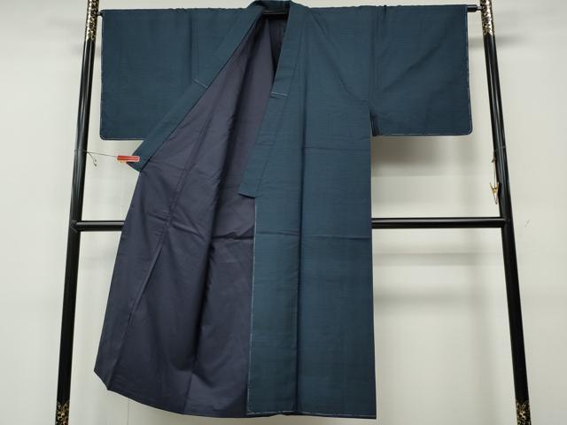平和屋着物●男性　本場大島紬　アンサンブル　100亀甲　総詰め　正絹　逸品　未使用　CABB6086ut_1