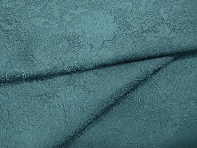 平和屋着物●上質な色無地　辻が花地紋　舛花色　正絹　逸品　CABB6103ut